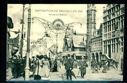 Brüssel, Weltausstellung 1910, Straße der Nation, gelaufen, ...