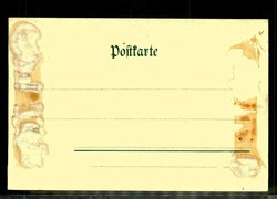 Regensburg, bayerischer Verkehrsbeamten Verein, Grußkarte um 1900, ...