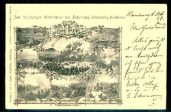 Hamburg, Gedenkfeier zur 50-jährigen Erhebung Schleswig-Holsteins ...