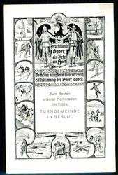 Berlin, seltene Solidaritäts-Karte für die Kameraden im Felde von ...