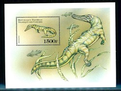 Saurierkrokodil-Block 1995, crocodile, siehe Abbildung.