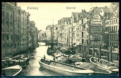 s/w.-Karte, Hamburg-Küterwall, ungebraucht, Erhaltung siehe ...