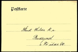 s/w.-Karte, Hamburg-Helgoländer Weg und Seewarte, beschriftet, ...