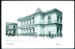 s/w.-Karte, Hamburg-Börse, ungebraucht.