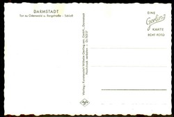 s/w.-Karte, Darmstadt-Schloss, ungebraucht.