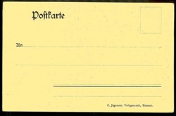 s/w.-Karte, Elgersburg-Schlosshof, ungebraucht. Alter Preis: 4,30€