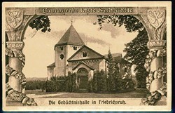 s/w.-Karte 'Die Gedächtnishalle in Friedrichsruh', ungebraucht.