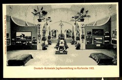 AK 'Deutsch-Koloniale Jagdausstellung zu Karlsruhe 1903', ungebraucht ...