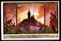 Serie von drei Karten Friedrich Schiller 'Das Lied von der Glocke', ...