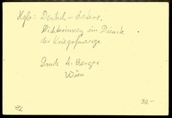 Patriotische Karte 'Es lebt in uns ein großer, heiliger Wille', im ...