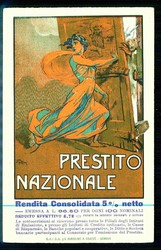 Dekorative Karte zur Nationalanleihe aus dem I. WK, ungebraucht, gute ...