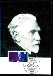 Maximumkarte August Bebel 1988 zum 75. Todestag.