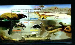 2005, Prähistorische Meerestiere-Kleinbogen.