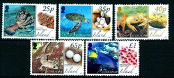2008, fünf Werte eierlegende Tiere, crab, Schildkröte, turtle.