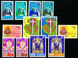 Weihnachten-Sätze 1972/1973 und Ostern 1973.