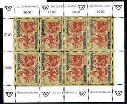 1991, Tag der Briefmarke-Kleinbogen.