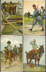 'Fröhliche Weihnachten/Glückliches Neues Jahr', acht Kunst-Karten ...