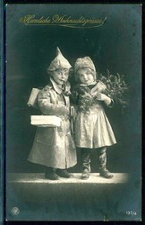 Nationale Kinder-Grußkarte aus der Zeit des I. WK: hier mit ...