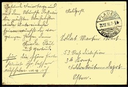 Nationale Kinder-Grußkarte aus der Zeit des I. WK: hier mit ...