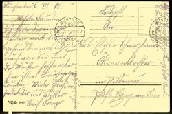 Nationale Kinder-Grußkarte aus der Zeit des I. WK: hier 'Mit ...