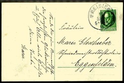 Nationale Kinder-Grußkarte aus der Zeit des I. WK: hier 'Mädchen ...