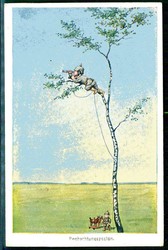 Nationale Kinder-Grußkarte aus der Zeit des I. WK: hier ...