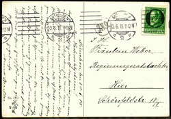 Nationale Kinder-Grußkarte aus der Zeit des I. WK: hier ...