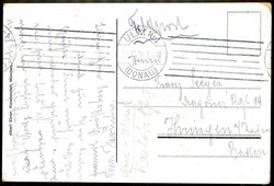 Deutsche Propaganda gegen Frankreich I. WK: mehrfarbige Satire-Karte ...