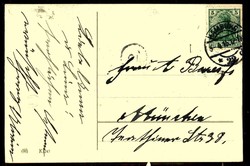 Oster-Grußkarte aus dem I. WK: mehrfarbige Prägedruck-Grußkarte, ...