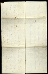 1840, Faltbrief mit Inhalt aus New York an Rev. Samuel Seabury in ...