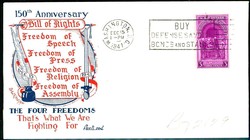 1941, Bill of rights cover constitution 'Washington 15. Dezember ...