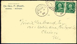 1900, private cover from Dr. Heath, founder of the American ...