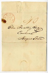 1828, Commercial + Farmers Bank Baltimore Maryland to Hagerstown Bank ...