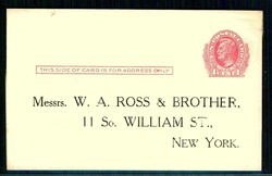 1913, printed form commercial stationery Ross & Brother Beer Company ...