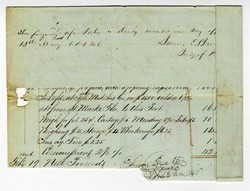 1846, New York Yity to Tallahassee FL EL, CD red sript rate written ...
