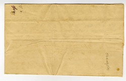 1838, Newburgh NY to Albany NY hand written letter from A. J. Downing ...