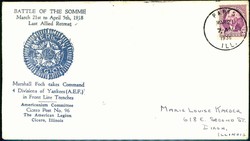 1936, illustrated cover American Legion Paris IL.