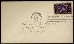 1939, centennial of baseball FDC Cooperstown NY.