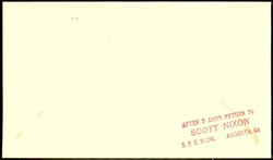 1948, illustrated cover last day of post office Ellenton SC, H-Bomb ...