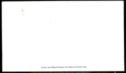 1986, illustrated event cover Texas Sesquicentennial Cowboy Capitol ...