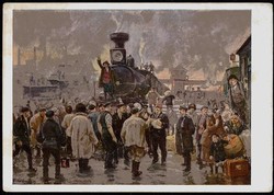 Russland 1929, Propagandakarte, Motiv und Erhaltung siehe Abbildung.