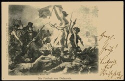 La Marseillaise, politische Propagandakarte um 1910, aus Heilbrunn ...