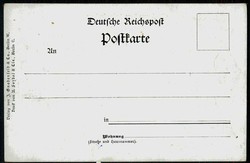 Edmund Ede, Karikatur-Karte der SPD über den 'Gruß aus dem ...