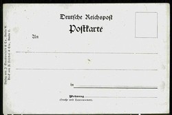 Edmund Ede, Karikatur-Karte der SPD über den 'Gruß aus dem ...