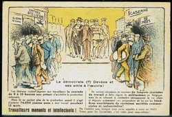 Belgien: politische Satrie-Karte um 1910, ungebraucht, gute Erhaltung.