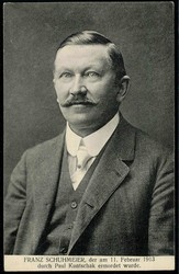 Österreich: Portrait-Karte von Franz Schuhmeier, ...