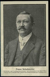 Österreich: Portrait-Karte von Franz Schuhmeier, ...