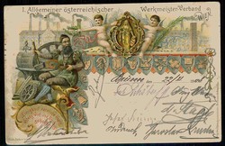 Österreich: Farblitho-Karte des 1. Allgemeinen österreichischen ...