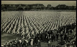Erinnerungskarte an das 1. Deutsche Arbeiter- Turn- und Sportfest in ...