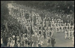 Erinnerungskarte an das 1. Deutsche Arbeiter- Turn- und Sportfest in ...